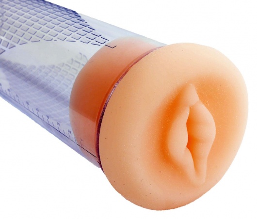 Телесный уплотнитель для вакуумной помпы в виде вагины - Boys of Toys - в Москве купить с доставкой