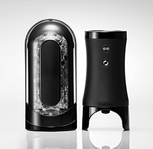 Набор Tenga Flip Zero Electronic Vibrotation: мастурбатор с вибрацией и устройство вращения - Tenga - в Москве купить с доставкой Набор Tenga Flip Zero Electronic Vibrotation: мастурбатор с вибрацией и устройство вращения - Tenga - в Москве купить с доставкой