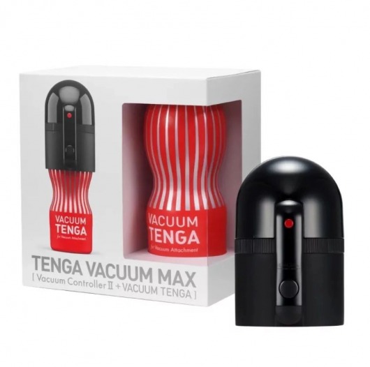 Набор Tenga Vacuum Max: мастурбатор и устройство для создания вакуума - Tenga - в Москве купить с доставкой Набор Tenga Vacuum Max: мастурбатор и устройство для создания вакуума - Tenga - в Москве купить с доставкой