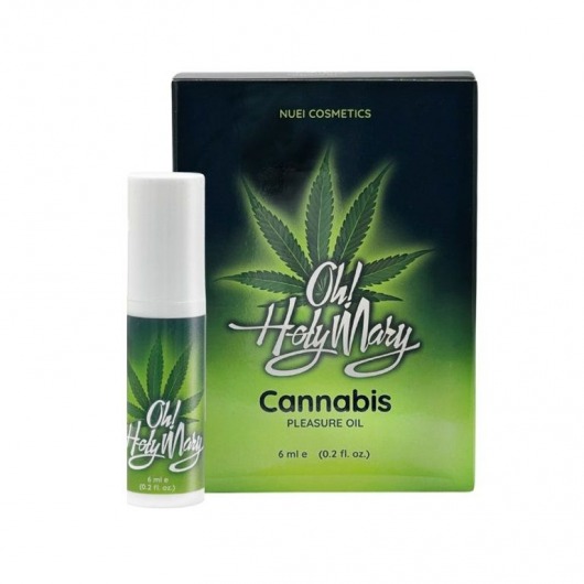Стимулирующее масло Oh! Holy Mary Cannabis Pleasure Oil - 6 мл. - Nuei cosmetics - купить с доставкой в Москве