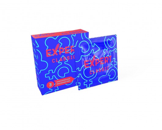 Классические презервативы Expert Classic - 3 шт. - Expert - купить с доставкой в Москве