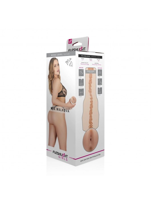 Телесный мастурбатор-анус Fleshlight Girls - Mia Malkova - Fleshlight - в Москве купить с доставкой