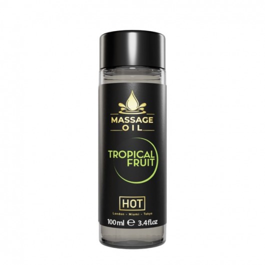Массажное масло c ароматом тропических фруктов Massage Oil - 100 мл. - HOT - купить с доставкой в Москве