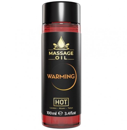 Массажное масло с согревающим эффектом Massage Oil Warming - 100 мл. - HOT - купить с доставкой в Москве