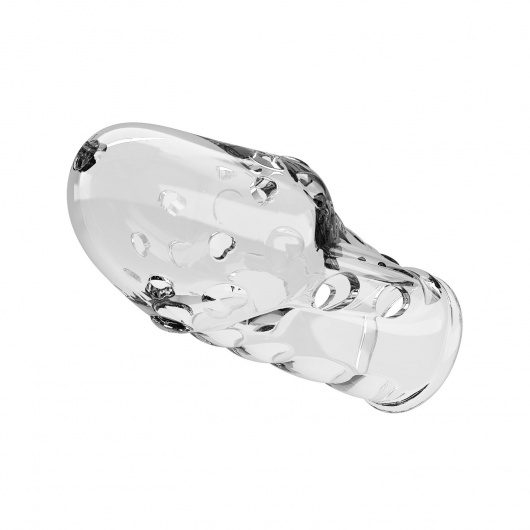 Прозрачная насадка на пенис Booker - 8 см. - Baile - в Москве купить с доставкой