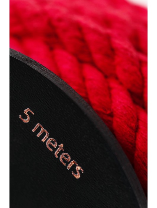 Красная веревка для шибари на катушке - 5 м. - Pecado - купить с доставкой в Москве