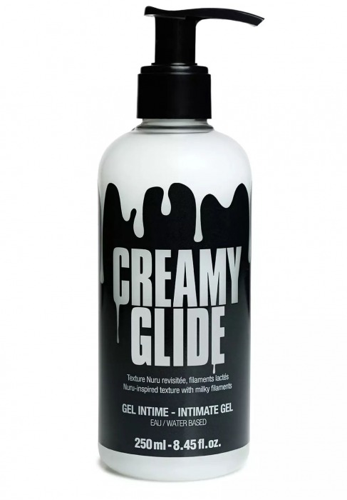 Лубрикант на водной основе Creamy Glide с консистенцией спермы - 250 мл. - Strap-on-me - купить с доставкой в Москве