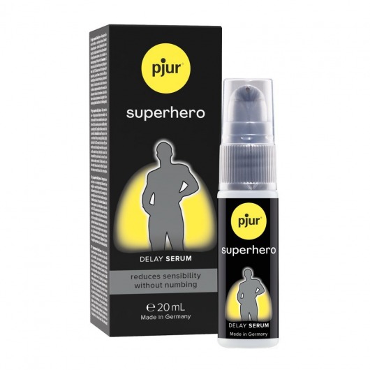 Пролонгатор-сыворотка pjur Superhero Delay Serum - 20 мл. - Pjur - купить с доставкой в Москве