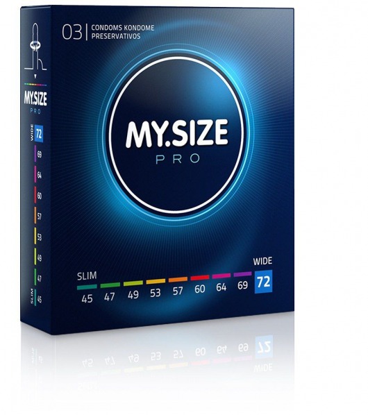 Презервативы MY.SIZE размер 72 - 3 шт. - My.Size - купить с доставкой в Москве