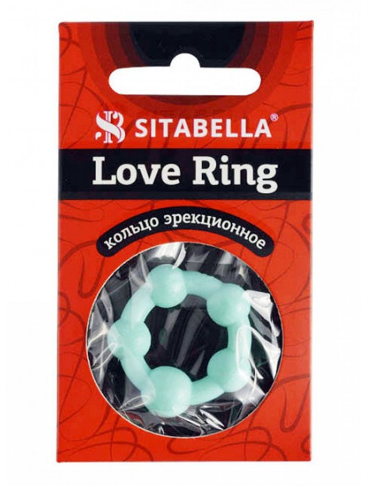 Цветное эрекционное кольцо с 5 бусинами Love Ring - Sitabella - в Москве купить с доставкой
