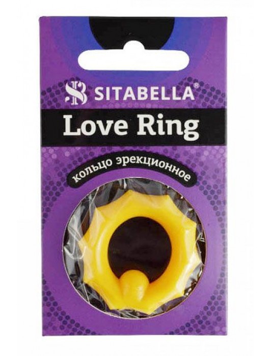 Цветное эрекционное кольцо Love Ring - Sitabella - в Москве купить с доставкой