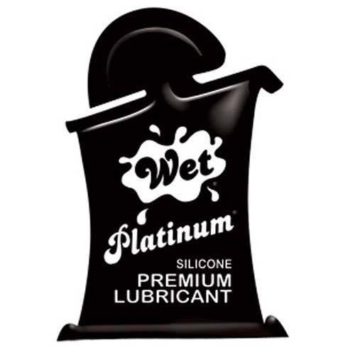 Гель-лубрикант на силиконовой основе Wet Platinum - 10 мл. - Wet International Inc. - купить с доставкой в Москве