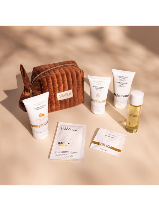 Набор YESforLOV La Trousse Enchantée в коричневой косметичке - YESforLOV - купить с доставкой в Москве