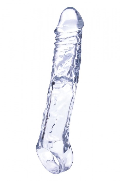 Прозрачная насадка-удлинитель Length Enhancer с подхватом - 22,3 см. - NMC - в Москве купить с доставкой