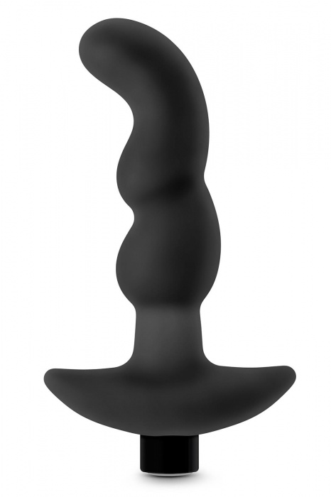 Черный вибромассажер простаты Prostate Massager 03 - 15,2 см. - Blush Novelties - в Москве купить с доставкой