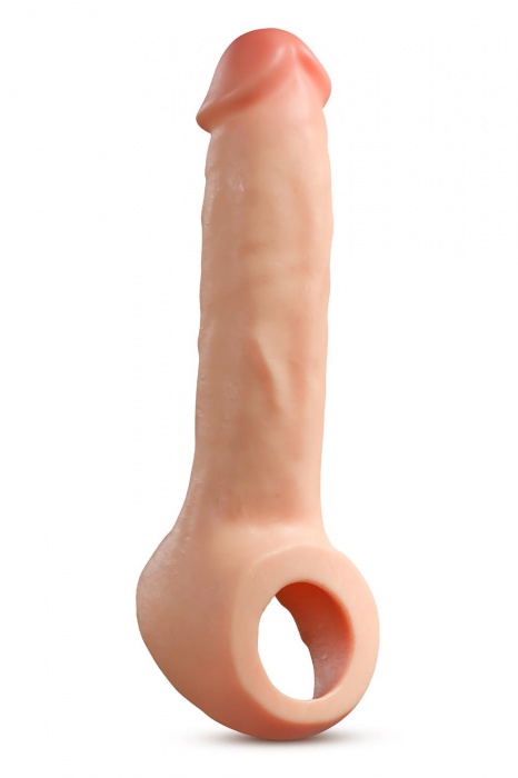 Телесная насадка-удлинитель Thrive 8.75 Inch Realistic Penis Extender Sleeve - 22,2 см. - Blush Novelties - в Москве купить с доставкой