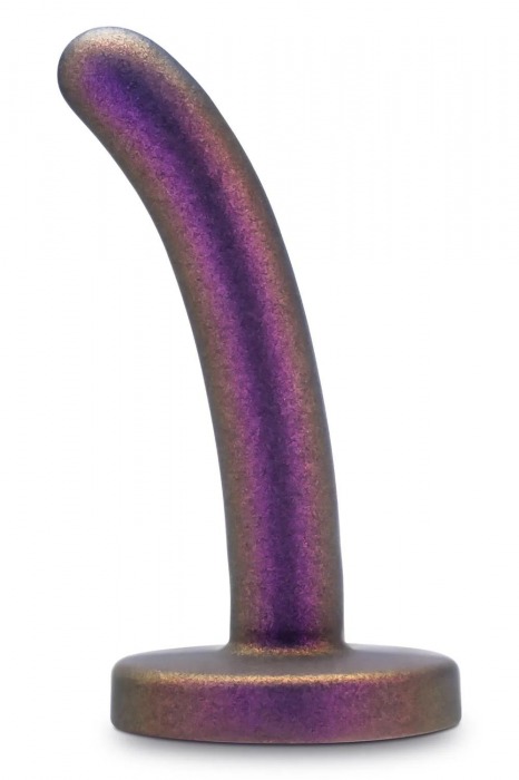 Фиолетовая насадка с гладкой поверхностью Surrender 4.75 Inch Beginner Pegging Dildo - 12 см. - Blush Novelties - купить с доставкой в Москве