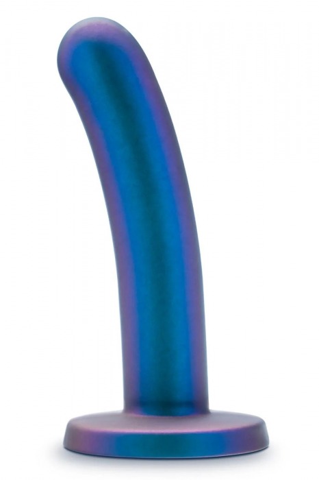 Синяя насадка с гладкой поверхностью Surrender 5.75 Inch Intermediate Pegging Dildo - 14,6 см. - Blush Novelties - купить с доставкой в Москве