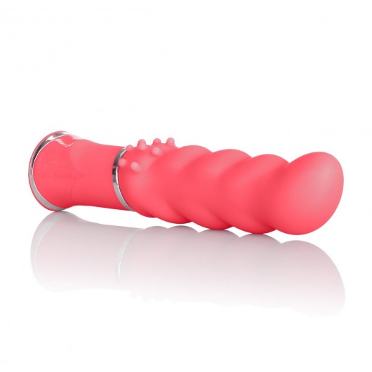 Розовый вибромассажер Power Play Power G - 11,5 см. - California Exotic Novelties