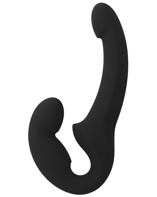 Черный безремневой страпон Share Lite - Fun Factory - купить с доставкой в Москве