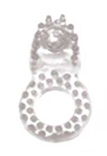 Прозрачное эрекционное кольцо со стимулятором клитора - Sextoy 2011 - в Москве купить с доставкой
