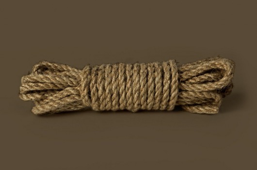 Пеньковая верёвка для бондажа Shibari Rope - 10 м. - Shots Media BV - купить с доставкой в Москве