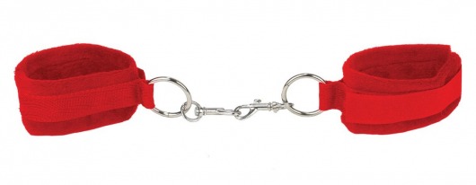 Красные наручники Velcro Cuffs Red - Shots Media BV - купить с доставкой в Москве