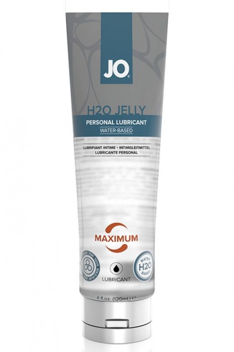 Лубрикант на водной основе JO H2O JELLY MAXIMUM - 120 мл. - System JO - купить с доставкой в Москве