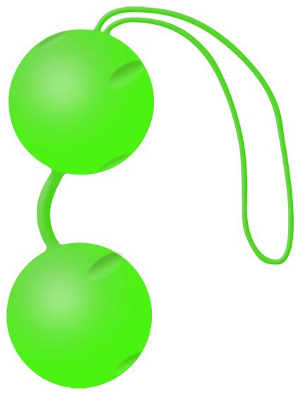 Зелёные вагинальные шарики Joyballs Trend - Joy Division