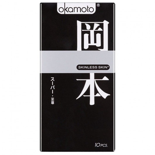 Презервативы OKAMOTO Skinless Skin Super ассорти - 10 шт. - Okamoto - купить с доставкой в Москве
