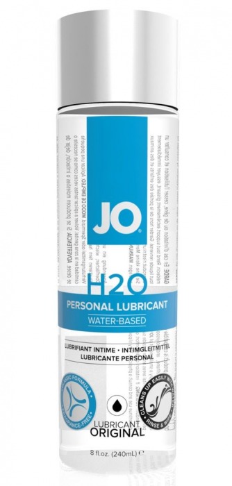 Нейтральный лубрикант на водной основе JO Personal Lubricant H2O - 240 мл. - System JO - купить с доставкой в Москве