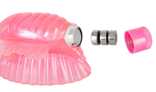 Розовая вакуумная помпа для клитора с вибрацией Eat My Pussy - Orion