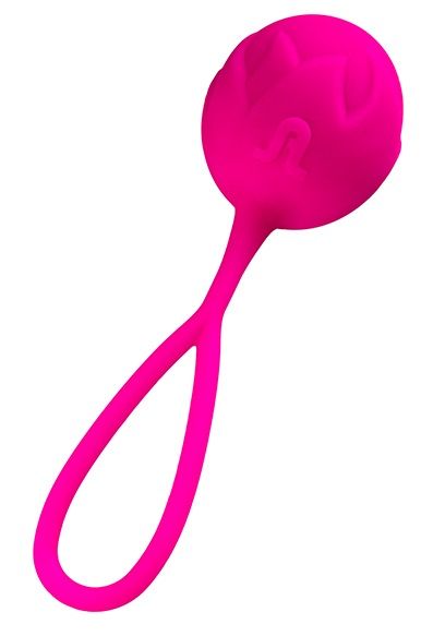 Ярко-розовый вагинальный шарик Geisha Ball Mia - Adrien Lastic