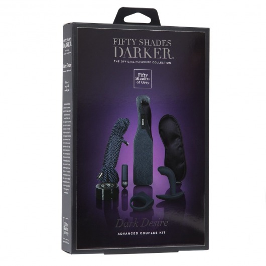 Набор для игр Dark Desire Advanced Couples Kit - Fifty Shades of Grey - купить с доставкой в Москве