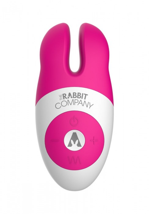 Розовый вибростимулятор с ушками The Lay-on Rabbit - The Rabbit Company