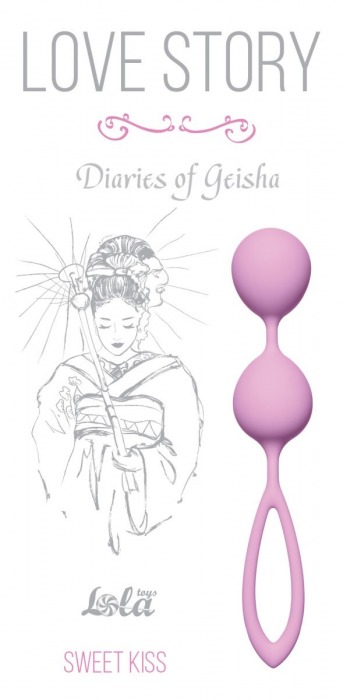 Розовые вагинальные шарики Diaries of a Geisha - Lola Games