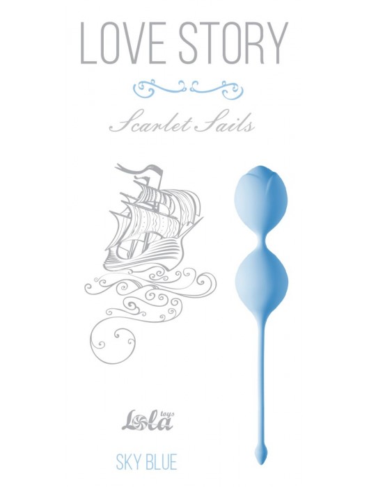 Голубые вагинальные шарики Scarlet Sails - Lola Games