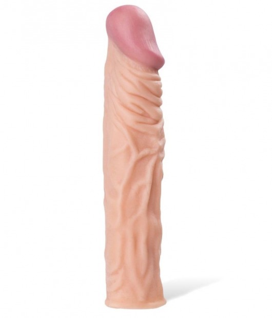 Насадка с ярко выраженной головкой и рельефным стволом - 19 см. - A-toys - в Москве купить с доставкой