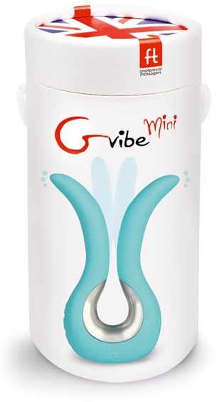 Вибромассажёр с ушками Gvibe Mini цвета мяты - Fun Toys