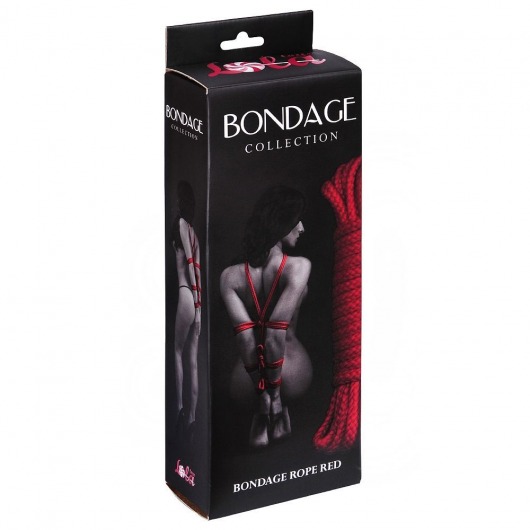 Красная веревка Bondage Collection Red - 3 м. - Lola Games - купить с доставкой в Москве