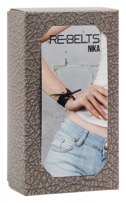 Браслет со шнуровкой Nika Black - Rebelts - купить с доставкой в Москве