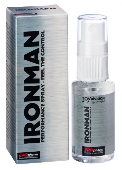 Пролонгатор-спрей для мужчин IRONMAN Spray - 30 мл. - Joy Division - купить с доставкой в Москве