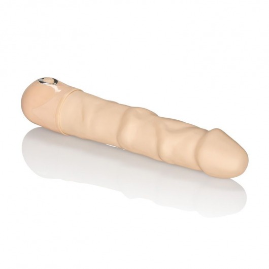 Реалистичный вибромассажер Waterproof Power Stud Rod - 22,8 см. - California Exotic Novelties