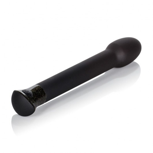 Чёрный вибромассажер Coco Licious Slender Tulip Vibes - 17 см. - California Exotic Novelties