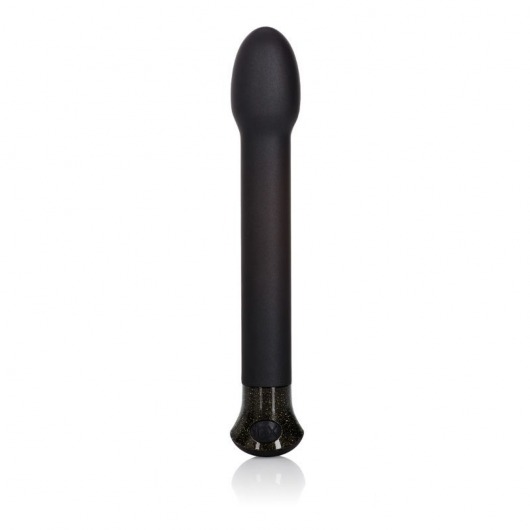 Чёрный вибромассажер Coco Licious Slender Tulip Vibes - 17 см. - California Exotic Novelties