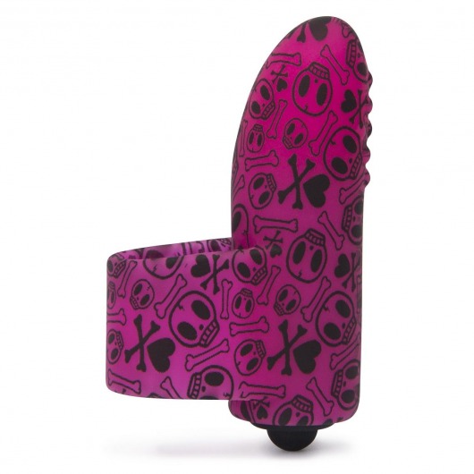 Розовая вибронасадка на палец SILICONE FINGER RING - Tokidoki