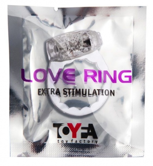 Прозрачное виброкольцо - Toyfa Basic - в Москве купить с доставкой