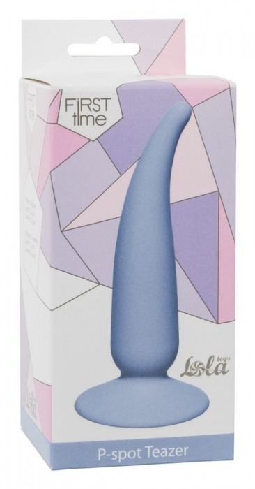 Голубая анальная пробка P-spot Teazer Blue - 12,2 см. - Lola Games - в Москве купить с доставкой