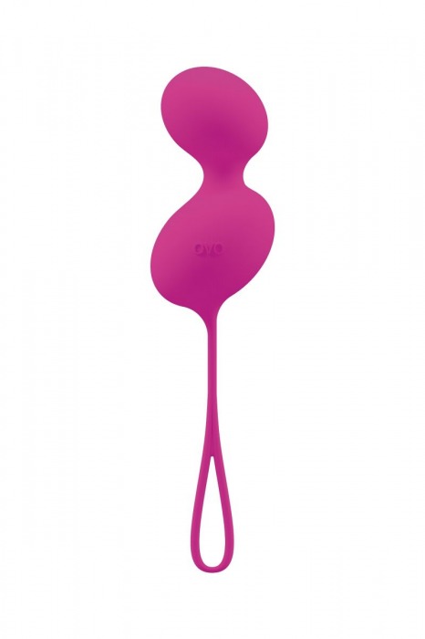 Ярко-розовые вагинальные шарики L3 - OVO