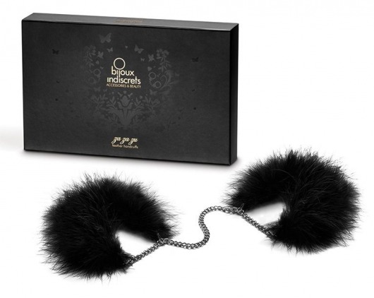 Перьевые наручники Za Za Zu Feather Handcuffs Bijoux - Bijoux Indiscrets - купить с доставкой в Москве